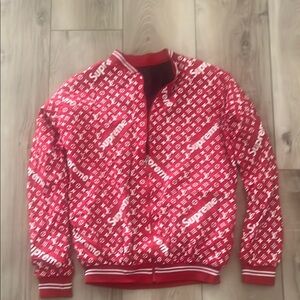Supreme Red Monogram Jacket